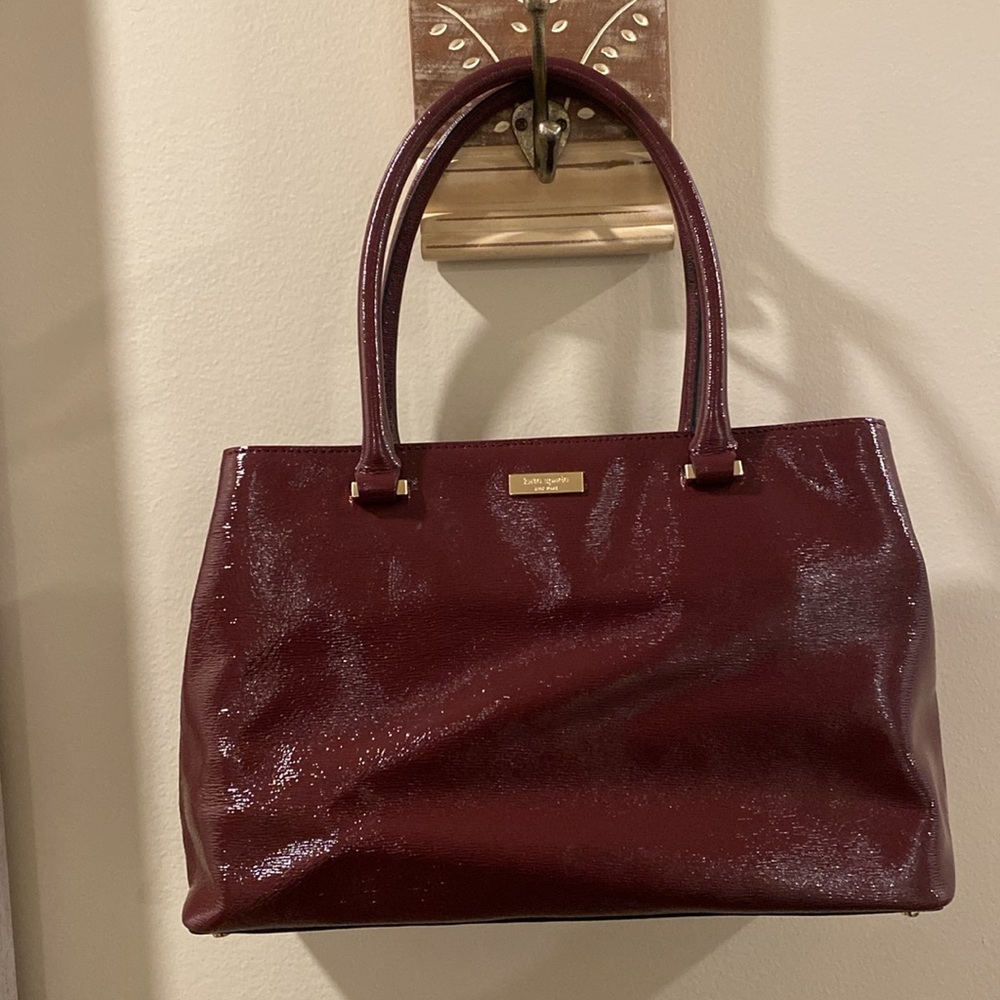 Kate Spade Bixby Place Elena Bag in plum